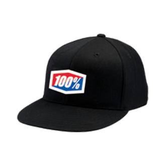 100% Cap Official Flexfit Schwarz